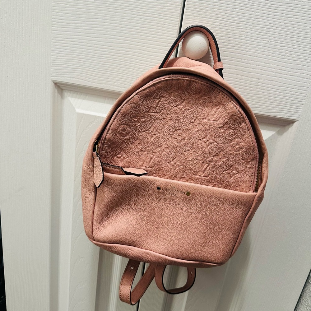 Louis Vuitton Blush Pink empreinte Backpack